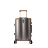 帝柏-同款行李箱静音旅行箱拉杆箱大容量海关锁8853PH 钛金色 22寸(需办理托运) x