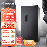 博世（BOSCH）【灰阶纤薄】502升超薄可嵌入式变频大容量风冷无霜对开双开门家用冰箱KXN50A97TI 以旧换新