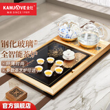 金灶（KAMJOVE）钢化玻璃茶具套装茶台 功夫茶烧水整套茶具茶海 茶盘套装L-510 搭配H9 陶瓷茶具 茶水桶 1个
