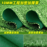 清雅草坪仿真草皮假草围挡户外装饰幼儿园儿童游乐场假草坪人造假草坪 10mm工程加密加厚草（50平方）