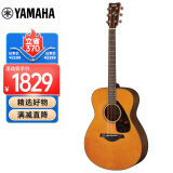 雅马哈（YAMAHA）FS800VN 美国型号 实木单板 初学者民谣吉他40英寸吉它亮光复古色