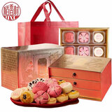 稻香村 糕点月饼礼盒装点心小吃京八件送礼品中华老字号礼物北京特产 龙凤金礼1170g（三层有礼袋）