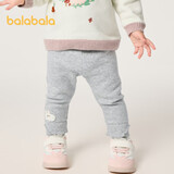 巴拉巴拉童装宝宝裤子婴儿长裤儿童打底裤加绒加厚冬季萌男童女童