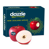 京鲜生新西兰Dazzle丹烁苹果 6粒定制礼盒装 单果重约160-200g 水果礼盒