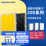 可蓝（KelanAir）适配布鲁雅尔blueair空气净化器滤芯滤网 复合型/新国标/NGB 303+/303/270E/203除菌复合版