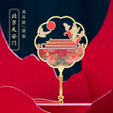 小雕匠北京地标金属书签礼盒故宫博物院文创天安门旅游创意古中国风毕业纪念教师节送老师同学生日礼物