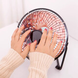 芗途迷你小太阳节能速热烤火炉电炉省电小功率学生宿舍家用小型取暖器 4寸 黑色