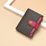 金利来女士钱包女短款简约竖款零钱包礼盒 生日礼物送礼