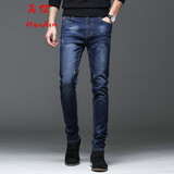 【两条188】凯登师牛仔裤男2022春季新款男士修身小脚牛仔裤潮流商务休闲百搭弹力牛仔长裤牛仔裤男 【1019款】 28（腰围2尺1）