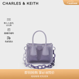 CHARLES&KEITH女包渐变链条手提果冻包斜挎包包女包女士CK2-50781499-1 Lilac浅紫色 M