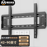幕后英雄 电视挂架（42-90英寸）75/85/86超薄电视支架壁挂架适用于海信创维TCL华为长虹索尼雷鸟小米等