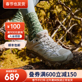 迈乐（Merrell）官方店男女款户外登山徒步鞋减震MOAB 3迈越者轻量防滑耐磨透气 J035894白灰米（女） 39