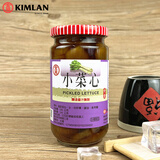 金兰 台湾原产 金兰 小菜心396g瓶装 素食莴苣菜心酱菜咸菜脆爽下饭菜