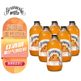 宾得宝（Bundaberg）含气蜜桃汁饮料 375ml*6玻璃瓶装 澳州进口网红发酵果汁气泡水