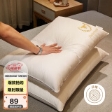 博洋（BEYOND）博洋家纺枕头芯可水洗防螨双人软枕芯低枕头对装金色蜜蜂48*74cm