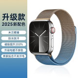 WITGOER表带【德国品质】适用苹果手表apple watch米兰尼斯iWatch/s9/8/7ultra2钢带磁吸金属男女se不锈钢