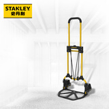 STANLEY拉货车搬运折叠铁制轻型手推车仓储搬货快递小推车爬楼款带绳