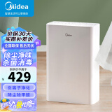 美的（Midea）空气净化器 除甲醛 新风系统家用 除菌快速降尘除雾霾空气新风机系统智能美的净化器KJ230G-D46 【负离子净化】D46