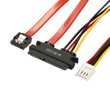 尘土 电脑电源线PH2.0 小4PIN+SATA转接一体硬盘光驱数据供电线7+15P SATA硬盘线 硬盘光驱电源数据线 SATA22P转7P+小4P2.54 30CM