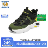 Skechers斯凯奇儿童绒绒靴（机甲系列）男女童透气运动鞋405202L