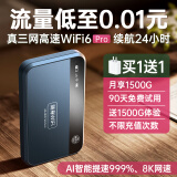 智速猫（送1500G）随身wifi6移动wifi无线wifi免插卡便携式4G高速无限流量车载上网卡三网全国通用wi-fi5 三网WiFi6 【尊享Pro版】 十核十天线