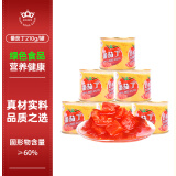 冠农股份新疆特产番茄丁210g*6罐自然熟西红柿丁番茄罐头番茄酱