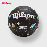 Wilson威尔胜ICON系列BLACK UNIVERSE儿童篮球室内外通用5号篮球