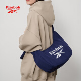 Reebok极简风大容量HOBO流浪包 瑜伽包饺子包女 单肩斜挎包男 蓝色