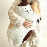 微光里 抱枕玩偶女生午睡枕长条抱枕靠枕三花可爱毛绒玩具趴睡沙发抱枕 【猫咪抱枕】