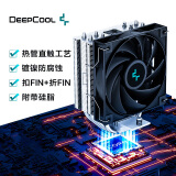 九州风神（DEEPCOOL）玄冰400V5CPU电脑散热器（镀镍4热管/超频220W/热管偏置不挡内存/支持12/13代/附硅脂）