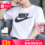 耐克（NIKE）官方 舰店短袖男士25春季新款运动服装跑步健身衣圆领半袖休闲T恤 全棉亲肤/简单耐穿/热推款 S 【165】体重90~110斤左右