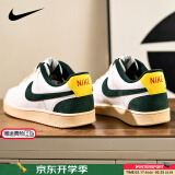 耐克（NIKE）男鞋板鞋 25春季新款时尚运动鞋舒适耐磨低帮运动休闲鞋滑板鞋 COURT VISION/白绿 42.5