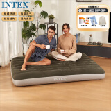 INTEX 64108双人充气床垫户外防潮垫家用午休折叠床车载床N