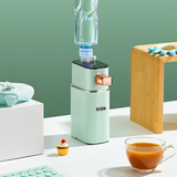 果立方即热式饮水机迷你家用速热抽水式自动上水电热水壶便携式矿泉水口袋热水机小型台式茶吧机 Y01 即热型 苹果绿