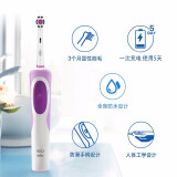 博朗欧乐B(Oral-B)电动牙刷欧乐b电动牙刷充电式电动牙刷成人情侣牙刷D12两支装