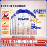 爱他美（Aptamil）德国白金版HMO 较大婴儿配方奶粉2段(6月+)800g 6罐箱装 德爱白金