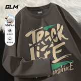 GLM长袖t恤男秋季重磅纯棉男士打底衫潮流休闲亲肤内搭男