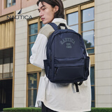 NAUTICA诺帝卡男女双肩包大容量商务通勤笔记本电脑包时尚潮流背包书包 藏青色