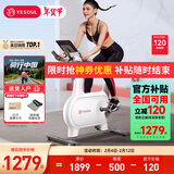 野小兽自发电动感单车家用智能调阻室内自行车静音减肥瘦身锻炼健身器材 【轻享版M2M】自发电|智能调阻|8KG飞轮组