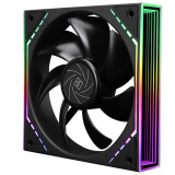 Thermalright(利民) TL-M12 12CM风扇 1500转速PWM S-FDB 轴承 幻彩无限镜框 12cm机箱风扇