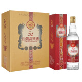 阿嵔山  台湾风味高粱酒 盒装粮食酒  老百姓口粮酒 酒 送礼 52度 450mL 6瓶 红酿整箱装