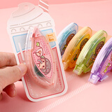 小麻薯点点胶全套*5高粘度不留痕学生用粘贴手工贴纸手账胶带手帐少女心