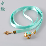 梦君宸发带古风汉服束发丝带流苏发绳古风发带头绳女古风发带头绳超仙女 浅绿色