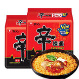 农心 辛拉面方便面韩式香菇牛肉面辣白菜拉面泡面速食泡菜面韩国汤面 辛拉面120g*10袋