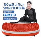 腾尔迈甩脂机抖抖机大功率大尺寸懒人全身腹部震动男女站立式智能摇摆机 120档大动力蓝牙红色