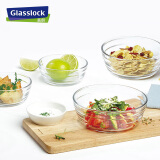 Glasslock 进口钢化玻璃加厚耐热便当沙拉碗家用泡面碗套装1200ml 2件套