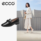 爱步（ECCO）单鞋女 夏季包头粗跟浅口单鞋 安妮208513 黑色20851301001 39 （偏大，建议选小一码）