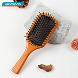 屈臣氏（Watsons）【屈臣氏】BEAUTYCRUSH美发梳造型梳 颜色包装随机发 迷你木质气囊按摩梳