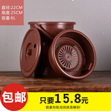 班意 茶渣桶茶桶排水桶茶具配件废茶水桶滤茶桶带提手塑料桶 6010款(6L）单桶