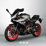 诺马摩托车跑车极影325s双缸水冷重型机车跑车仿赛整车可上牌 照夜银（总价17980元）